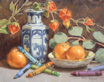 Still-Life-with-Mandarins11-X-14